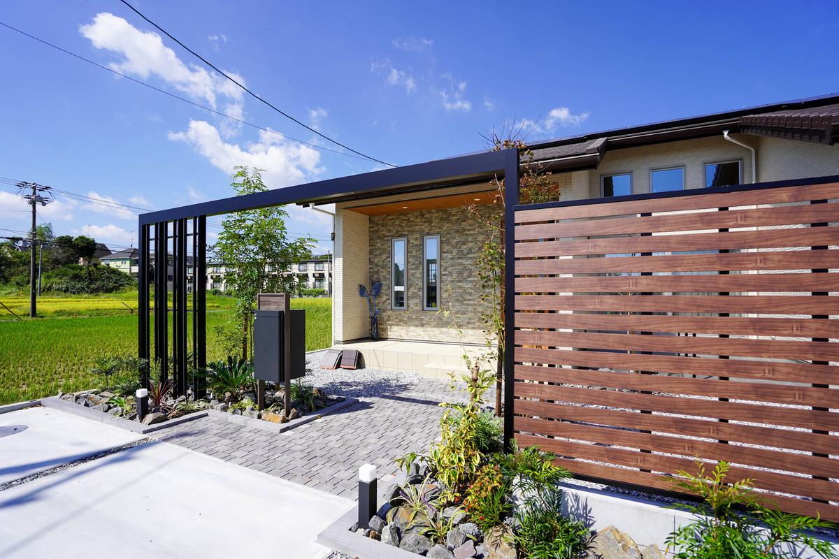 目隠しフェンス・フレーム門柱 - アイ工務店 N-ees